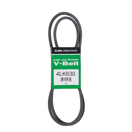 Mbl Mitsuboshi Super KB Standard V-Belt 0.5 in. W X 63 in. L For Riding Mowers 4LK630A